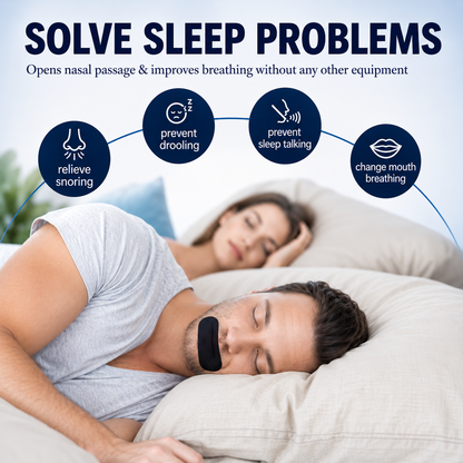 Anti-Snoring Mouth Tape - Gentle Nighttime Strips