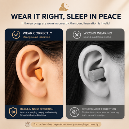 2-in-1 Sleep Earplugs & Adjustable Eye Mask Set