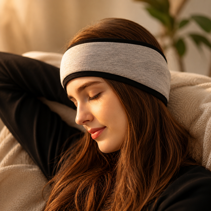 2-in-1 Sleep Earplugs & Adjustable Eye Mask Set