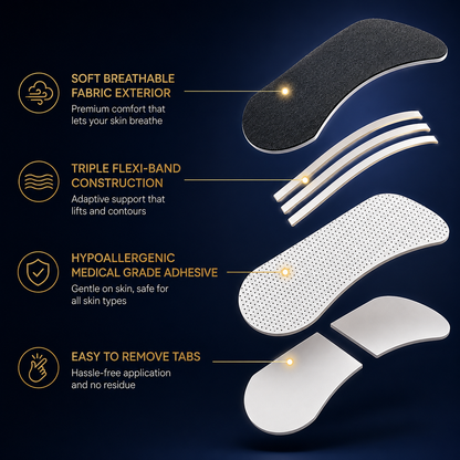 Anti-Snoring Nasal Strips - Breathable Comfort