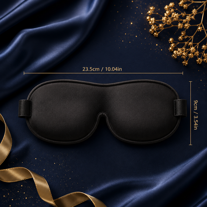 3D Contoured Light-Blocking Sleep Mask