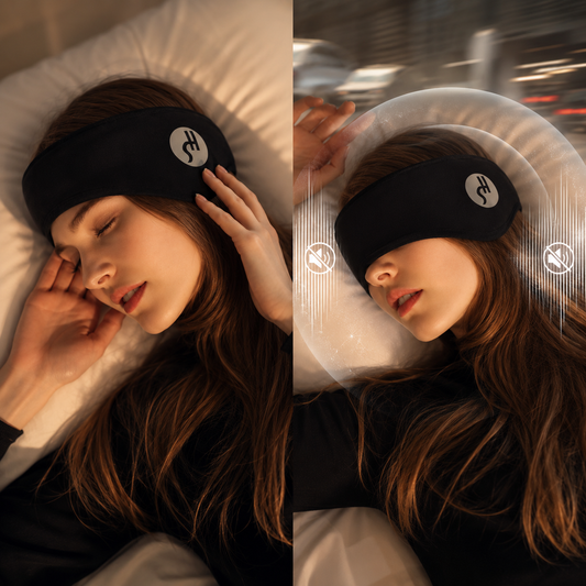 2-in-1 Sleep Earplugs & Adjustable Eye Mask Set