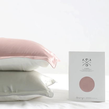 DISANGNI 100% Natural Mulberry Silk Pillowcase for Hair and Skin - Pure Silk Front with Breathable Lyocell Fiber Back, Single Pack