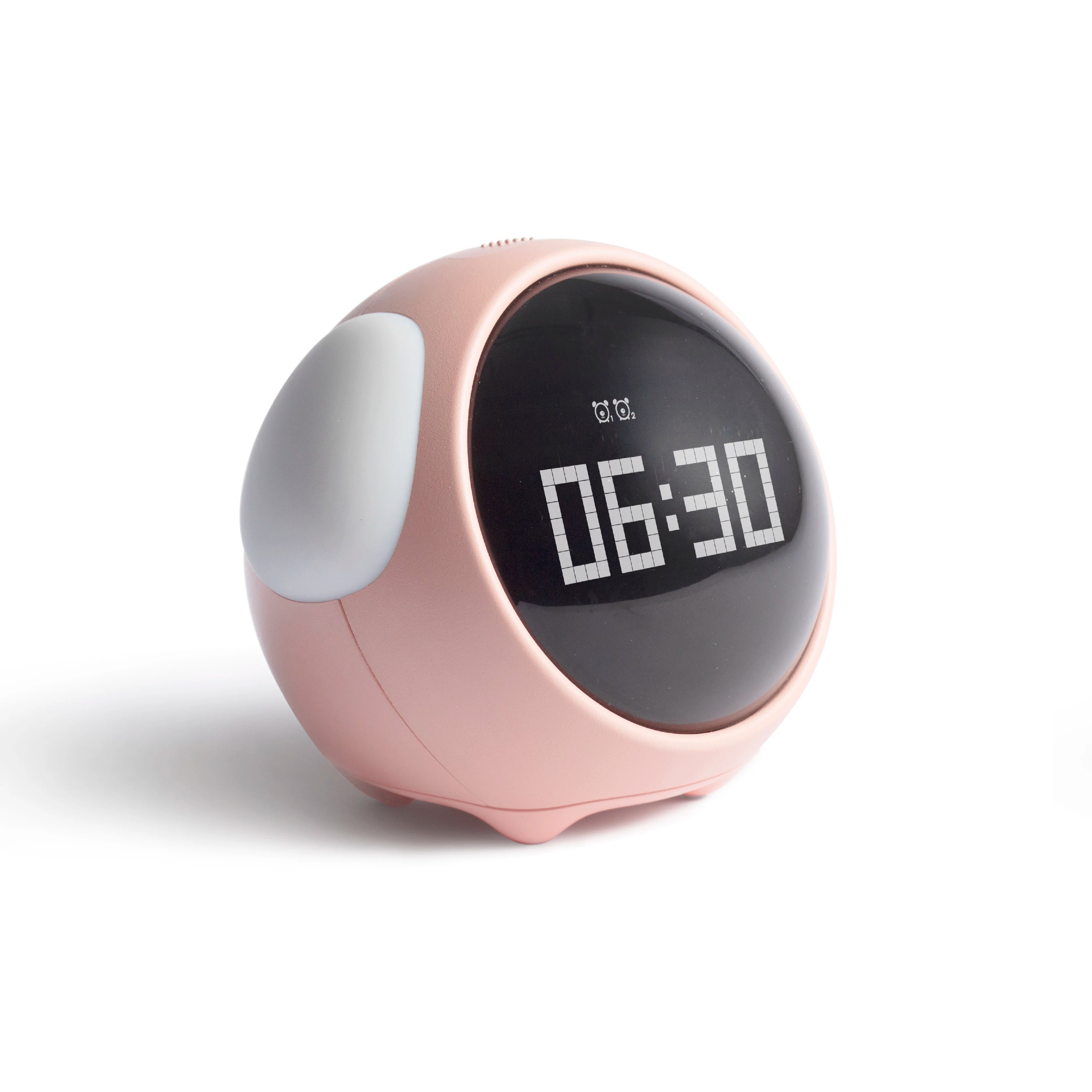 Wireless Smart Cartoon Alarm Clock for Kids - Digital Emotion Table Clock with Light