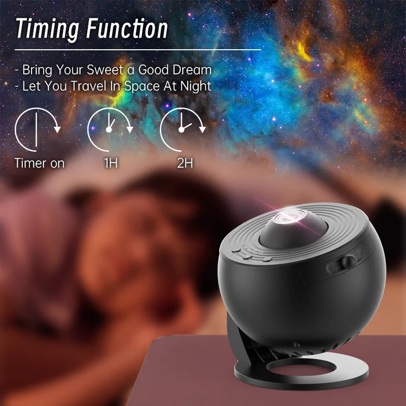 Night Light Galaxy Projector Starry Sky Projector Rotate Planetarium Lamp Night Lamp For Room Decoration And Holiday Gifts