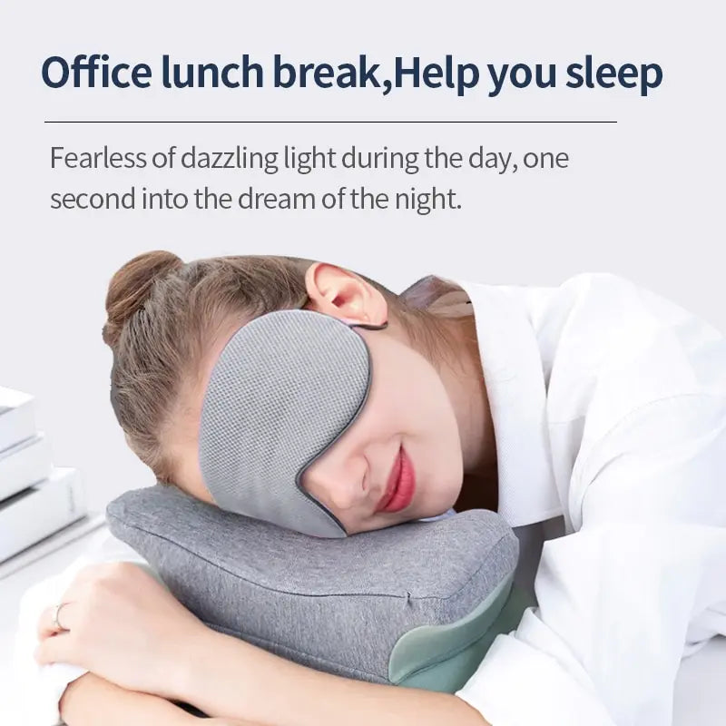 Korean Ice Silk Eye Mask - Adjustable Dual-Use Warm & Cool Sleep Mask for Travel, Breathable Light Blocking Comfort