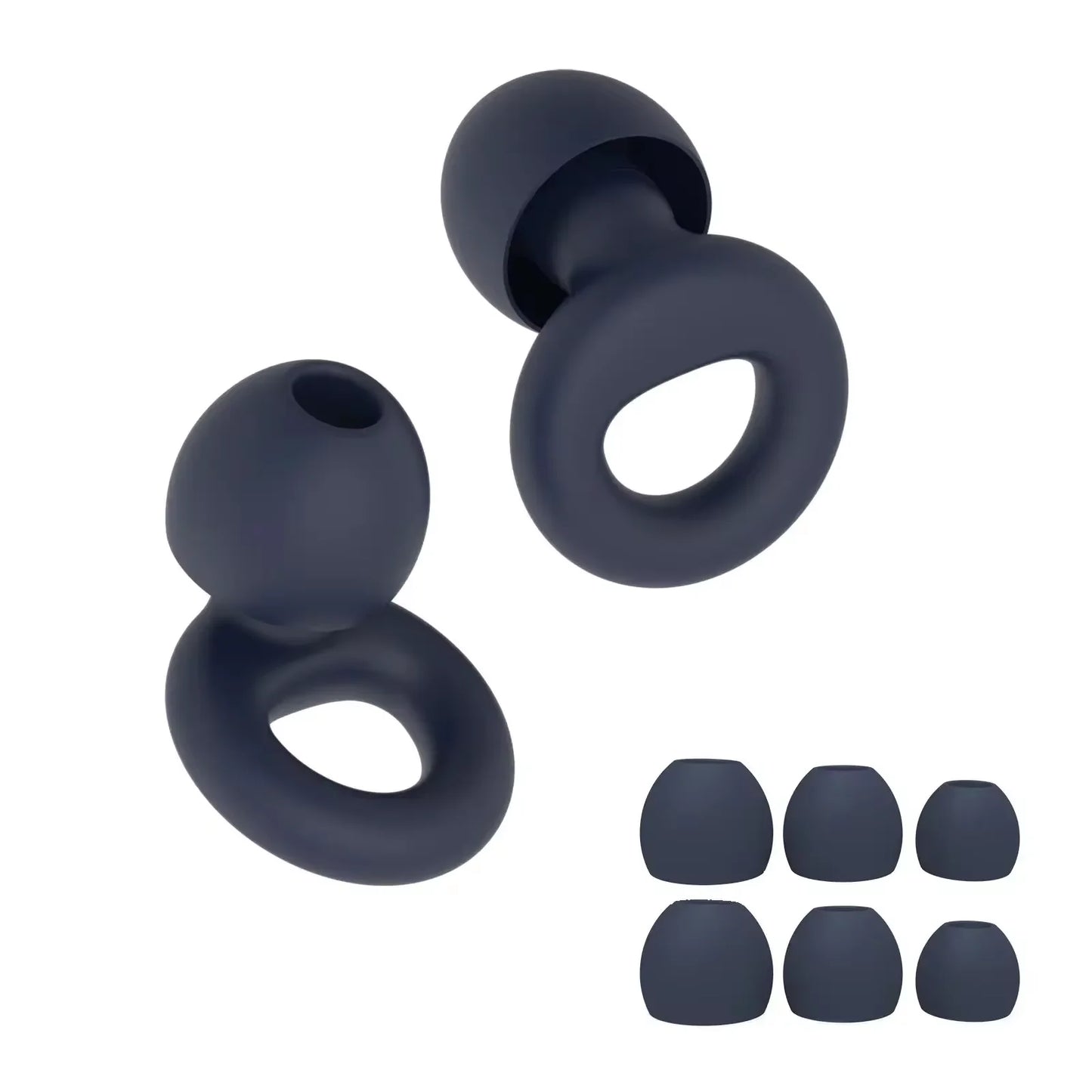 High-Quality Silicone Earplugs for Swimming, Sleeping, and Noise Reduction - Soundproof Design to Minimize Disturbances