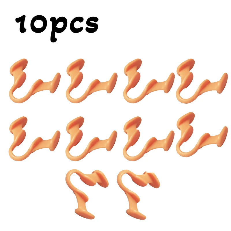 Silicone Anti-Snoring Nose Expanders - 2 to 10 Pack Sleep Aid Clips for Enhanced Sleep Quality and Snoring Relief