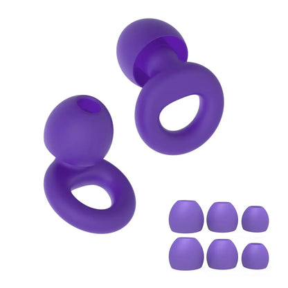 High-Quality Silicone Earplugs for Swimming, Sleeping, and Noise Reduction - Soundproof Design to Minimize Disturbances