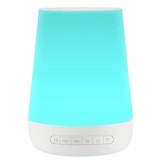 MBZ085 White Noise Machine Baby Sleep Sound Machine Colorful Night Lights 28 Soothing Sounds with 3.5mm Headphone Jack