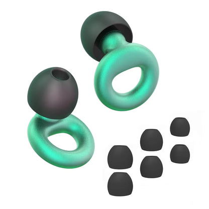 High-Quality Silicone Earplugs for Swimming, Sleeping, and Noise Reduction - Soundproof Design to Minimize Disturbances