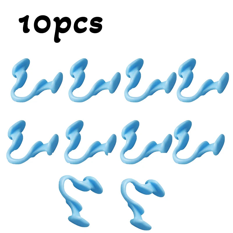 Silicone Anti-Snoring Nose Expanders - 2 to 10 Pack Sleep Aid Clips for Enhanced Sleep Quality and Snoring Relief