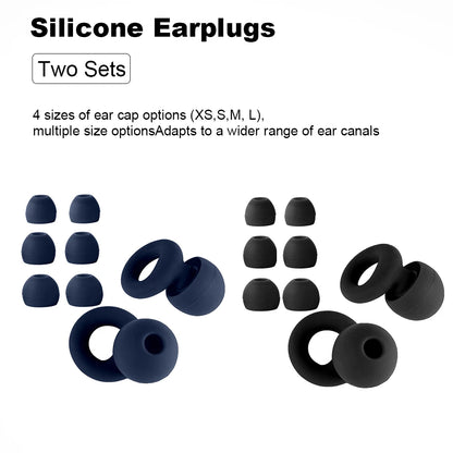 High-Quality Silicone Earplugs for Swimming, Sleeping, and Noise Reduction - Soundproof Design to Minimize Disturbances