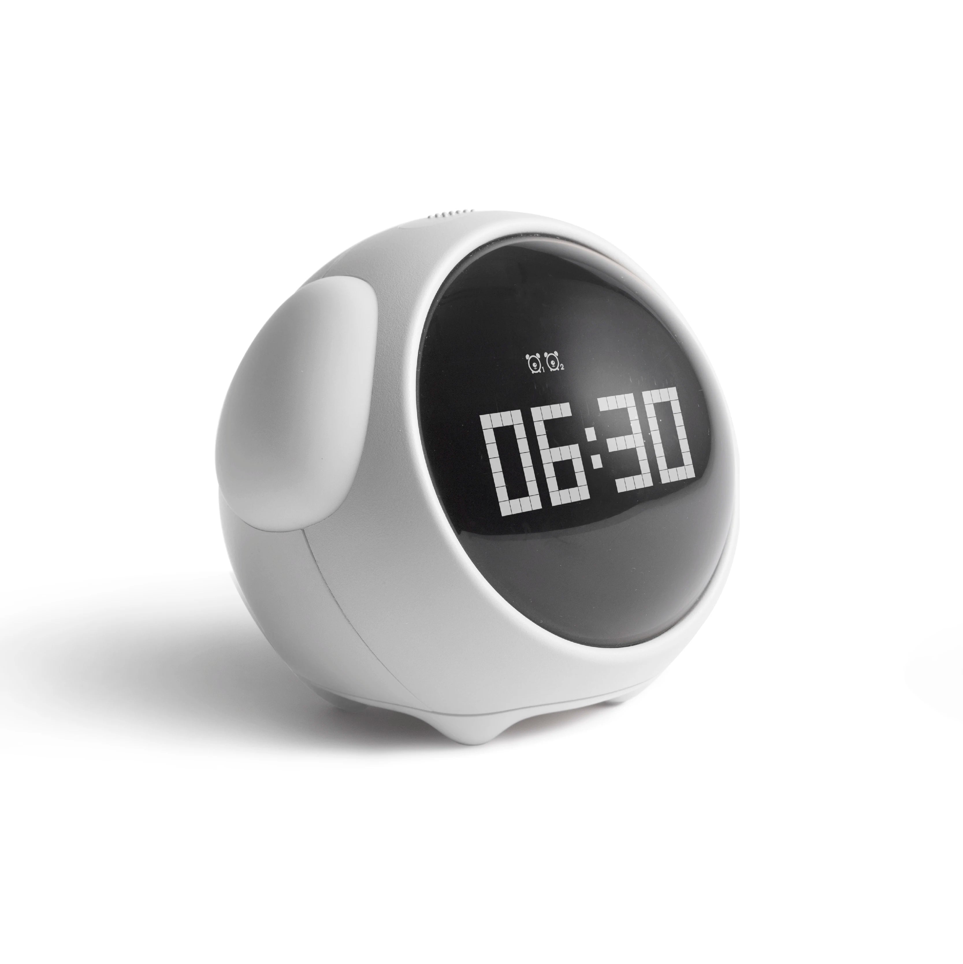 Wireless Smart Cartoon Alarm Clock for Kids - Digital Emotion Table Clock with Light