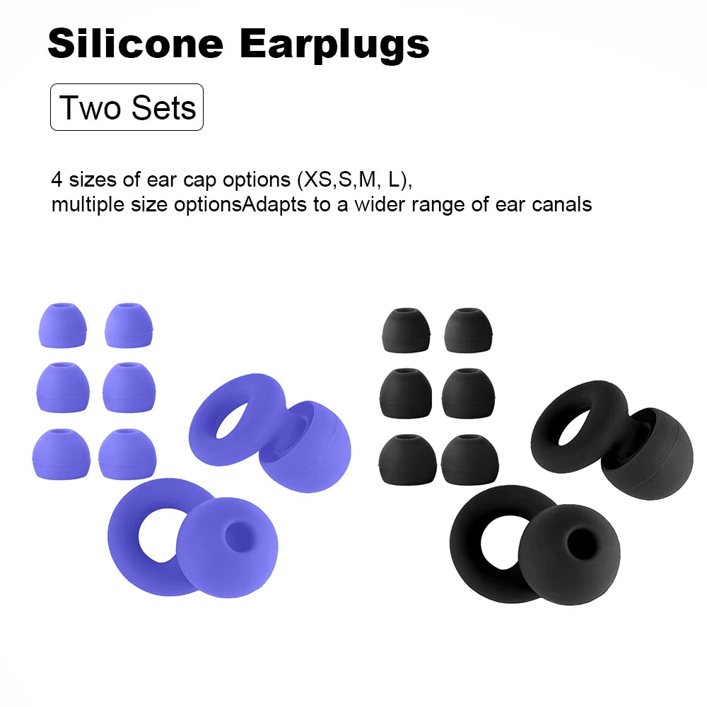 High-Quality Silicone Earplugs for Swimming, Sleeping, and Noise Reduction - Soundproof Design to Minimize Disturbances