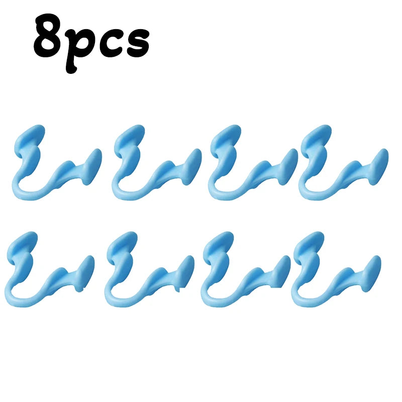 Silicone Anti-Snoring Nose Expanders - 2 to 10 Pack Sleep Aid Clips for Enhanced Sleep Quality and Snoring Relief