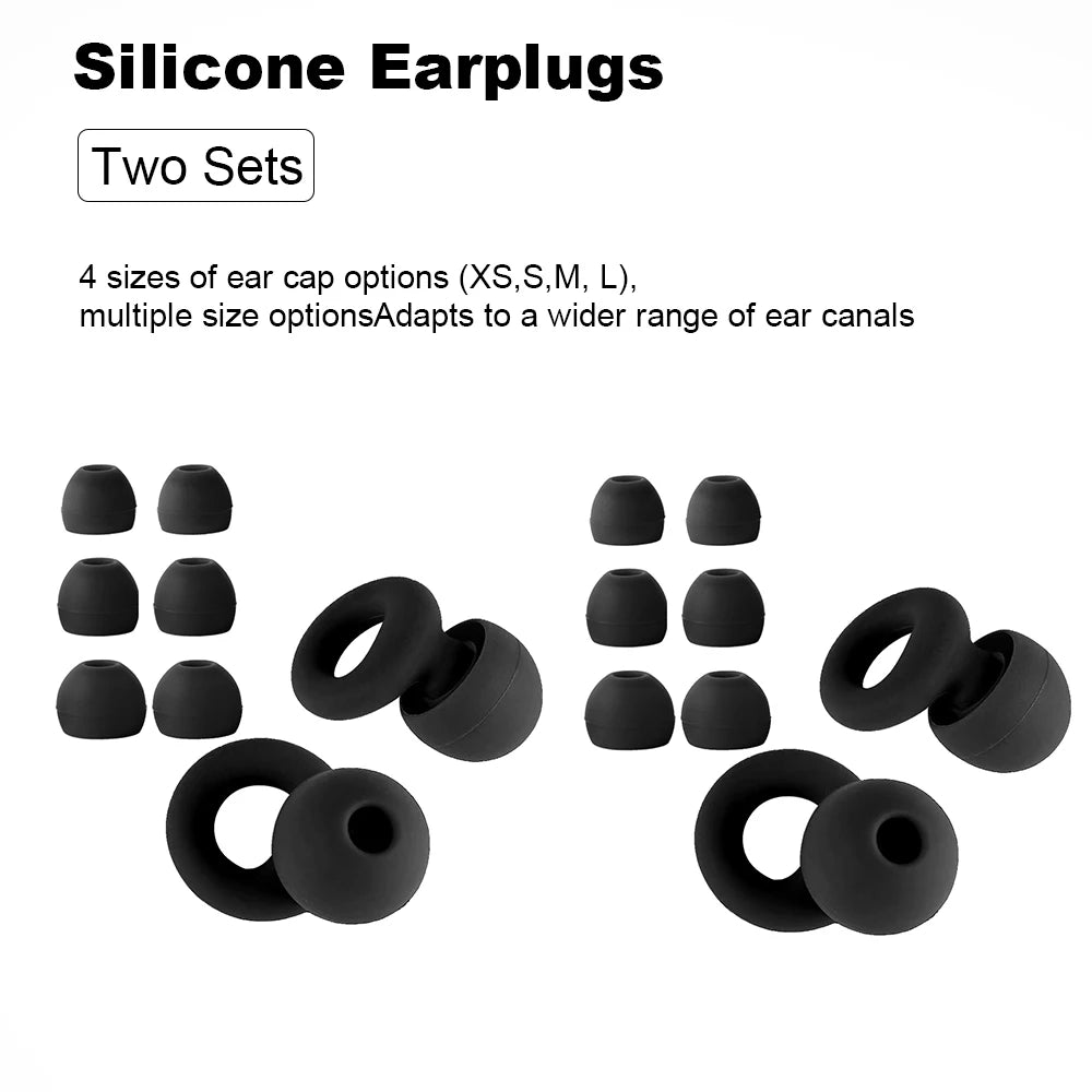 High-Quality Silicone Earplugs for Swimming, Sleeping, and Noise Reduction - Soundproof Design to Minimize Disturbances