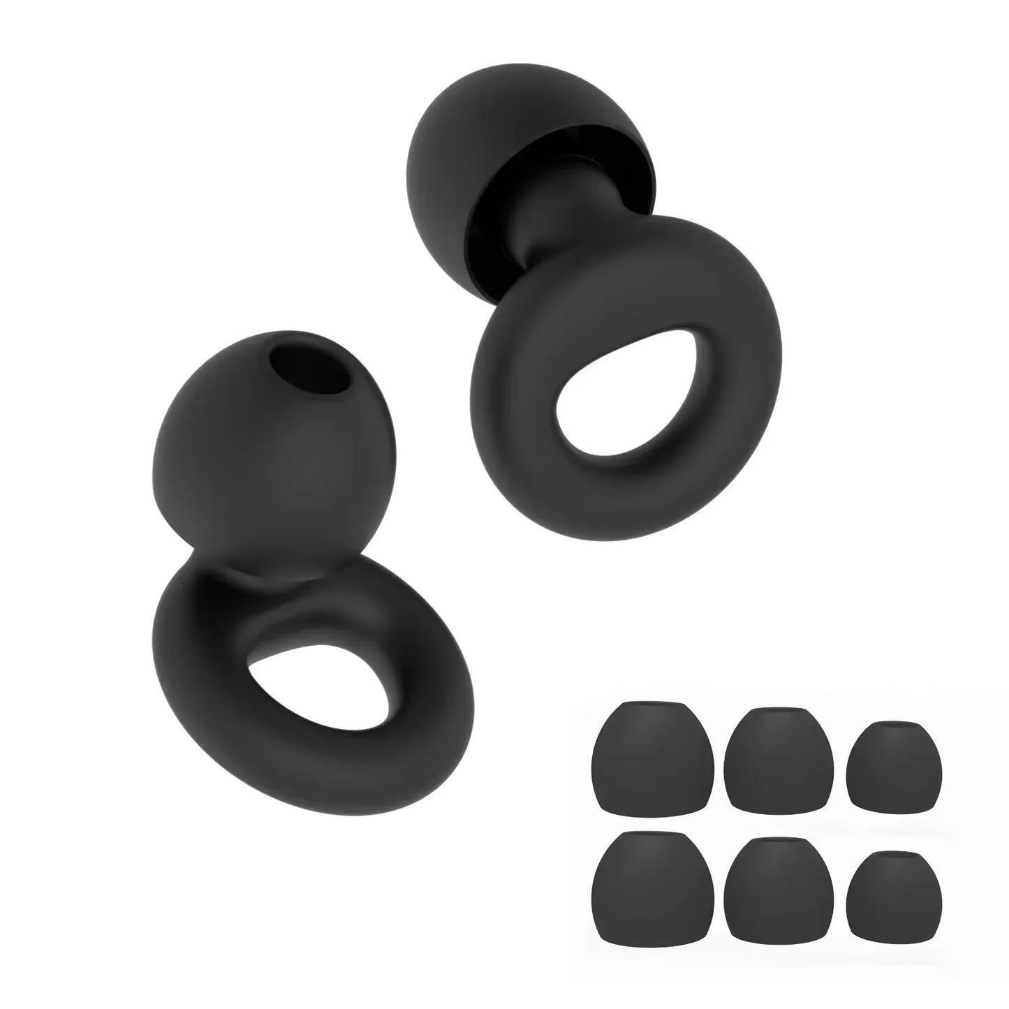 High-Quality Silicone Earplugs for Swimming, Sleeping, and Noise Reduction - Soundproof Design to Minimize Disturbances