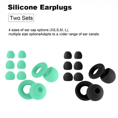 High-Quality Silicone Earplugs for Swimming, Sleeping, and Noise Reduction - Soundproof Design to Minimize Disturbances