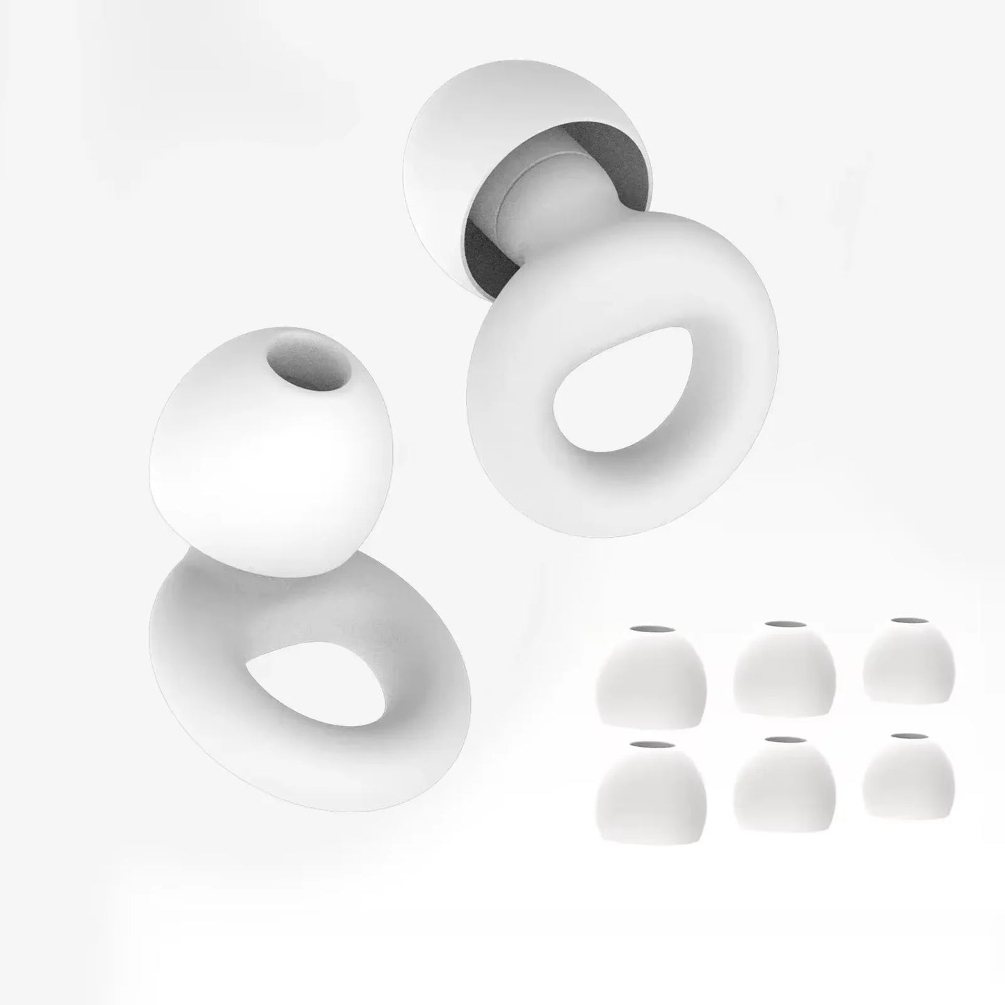 High-Quality Silicone Earplugs for Swimming, Sleeping, and Noise Reduction - Soundproof Design to Minimize Disturbances