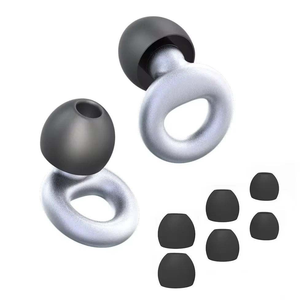 High-Quality Silicone Earplugs for Swimming, Sleeping, and Noise Reduction - Soundproof Design to Minimize Disturbances