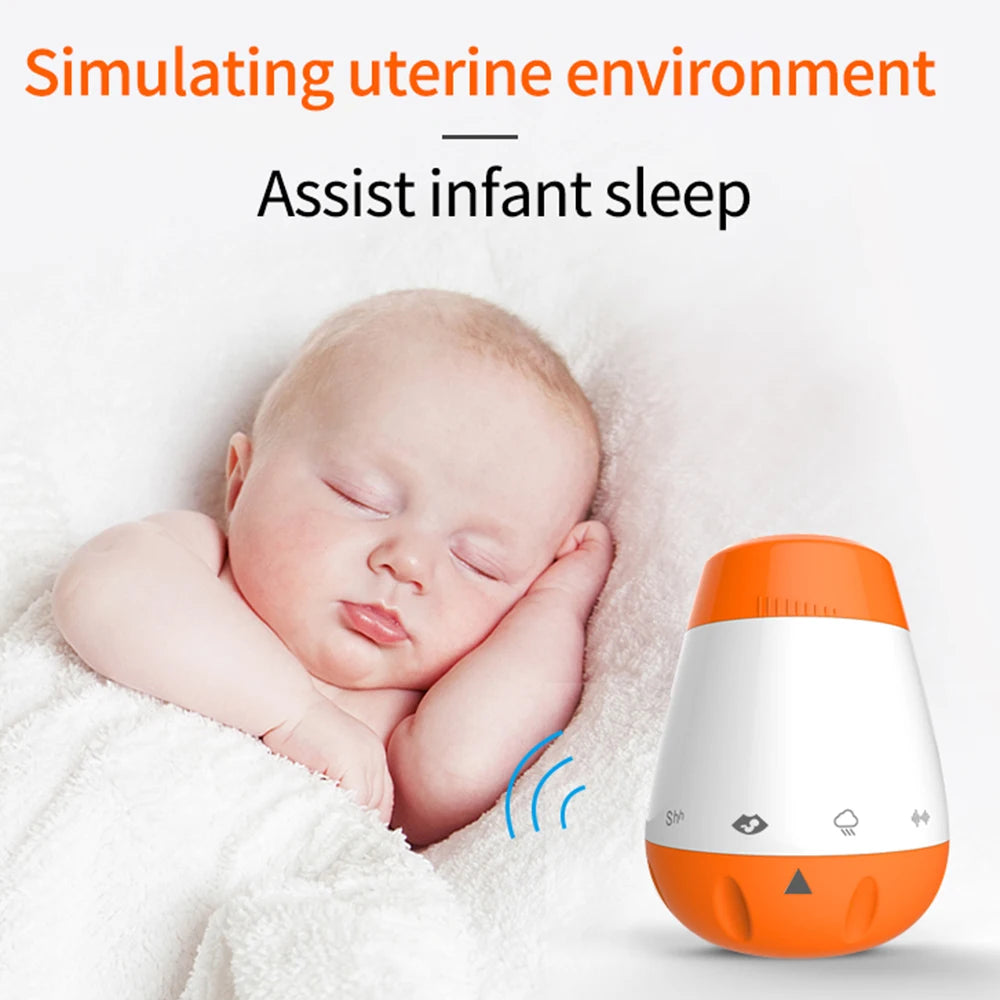 Baby White Noise Machine Smart Music Voice Sensor Infants Bad Sleep Helper Therapy Sound Monitor Generator for Baby Adult