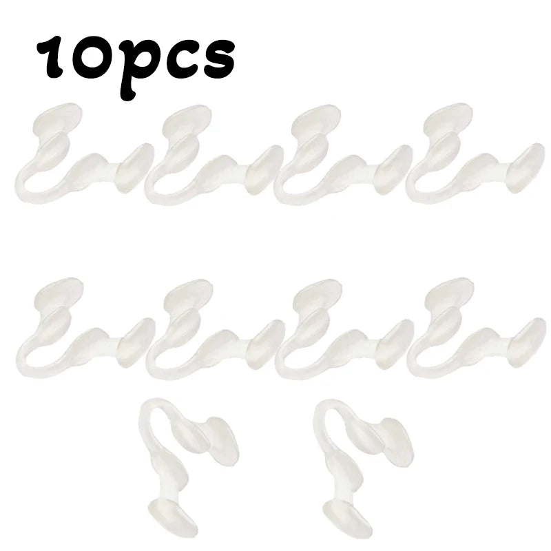 Silicone Anti-Snoring Nose Expanders - 2 to 10 Pack Sleep Aid Clips for Enhanced Sleep Quality and Snoring Relief