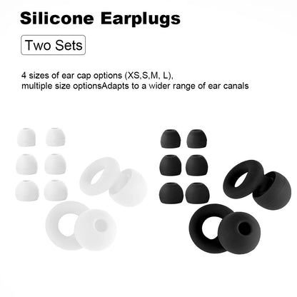 High-Quality Silicone Earplugs for Swimming, Sleeping, and Noise Reduction - Soundproof Design to Minimize Disturbances