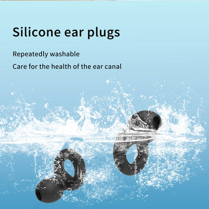 High-Quality Silicone Earplugs for Swimming, Sleeping, and Noise Reduction - Soundproof Design to Minimize Disturbances