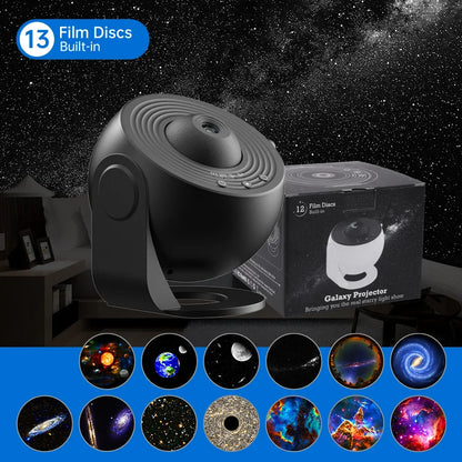 Night Light Galaxy Projector Starry Sky Projector Rotate Planetarium Lamp Night Lamp For Room Decoration And Holiday Gifts