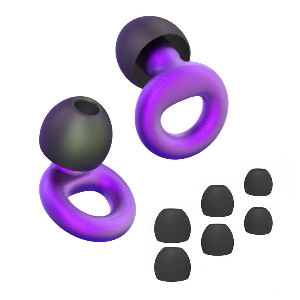 High-Quality Silicone Earplugs for Swimming, Sleeping, and Noise Reduction - Soundproof Design to Minimize Disturbances